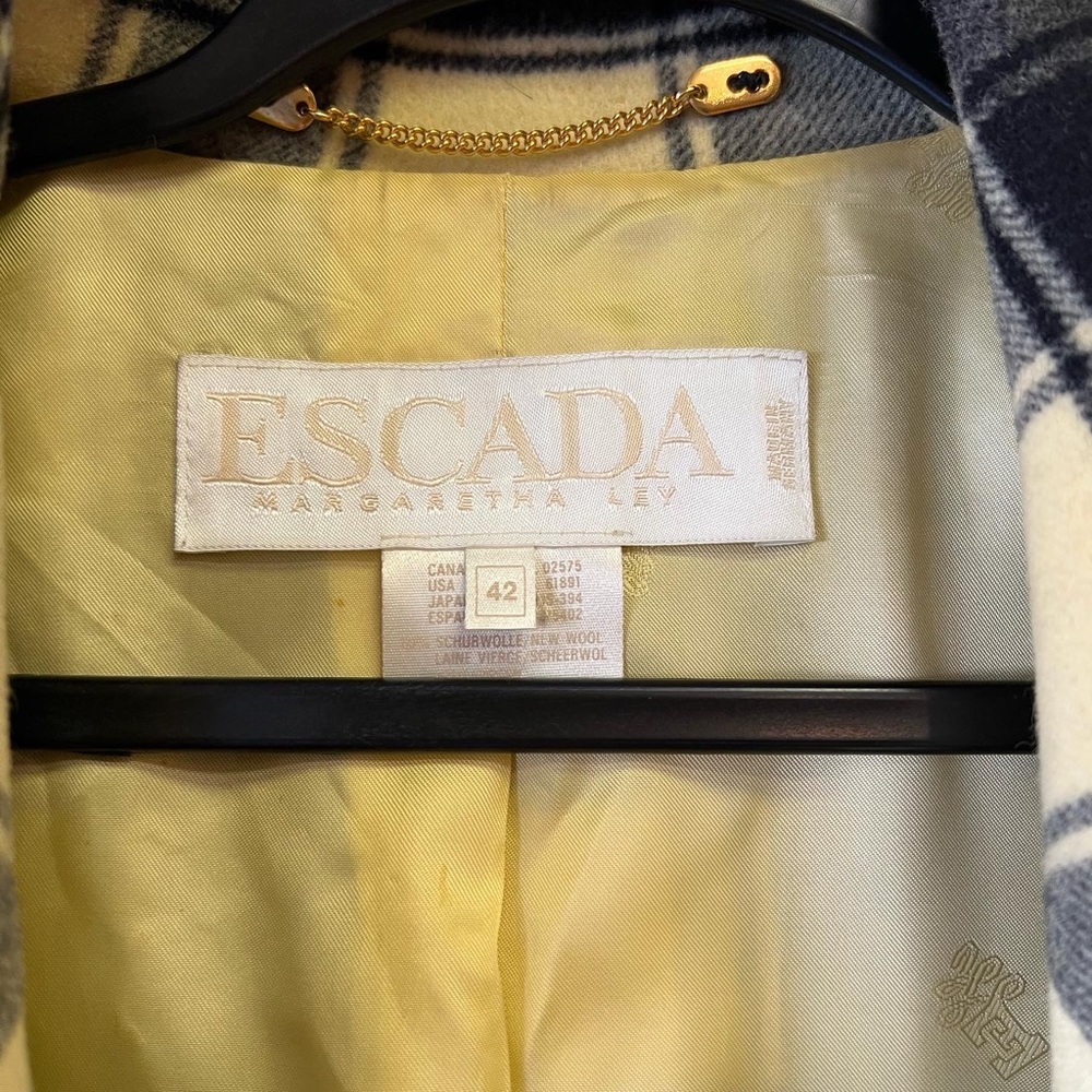 Authentic ESCADA wool jacket - Picture 10 of 11